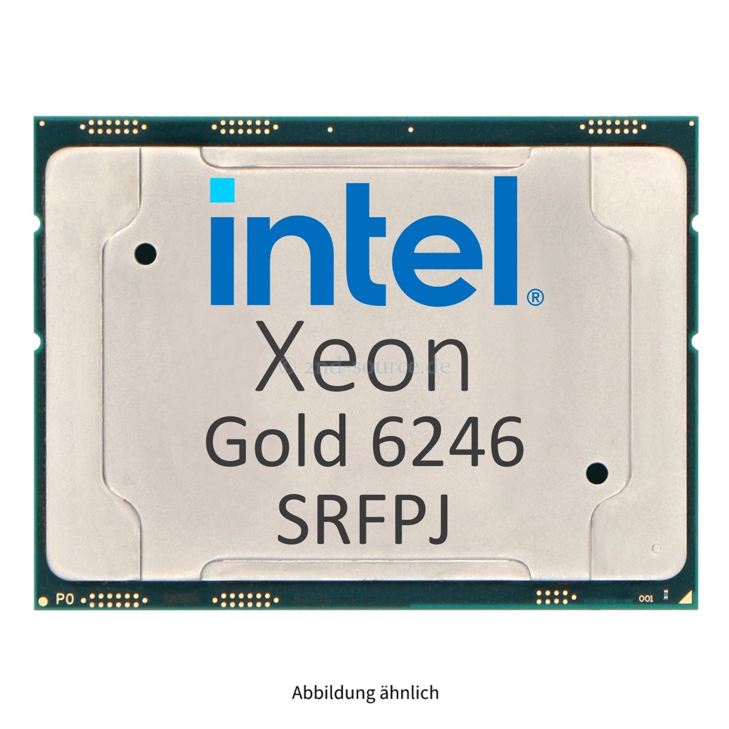 Intel Xeon Gold 6246 3.30GHz 24.75MB 12-Core CPU 165W SRFPJ CD8069504282905