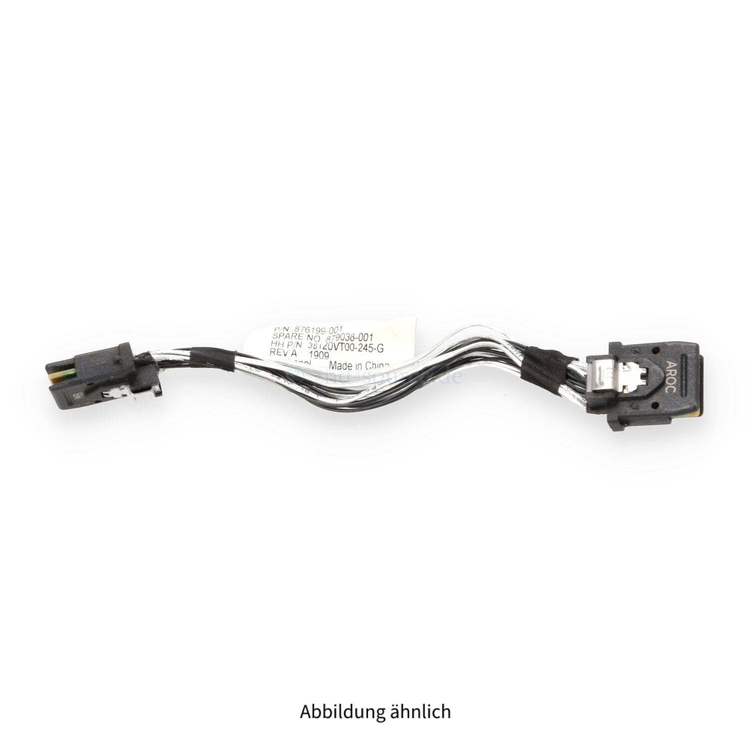 HPE 0.14m 2x SFF-8087 12G M.SAS Cable Apollo 4510 G10 XL450 G10 879038-001 876199-001