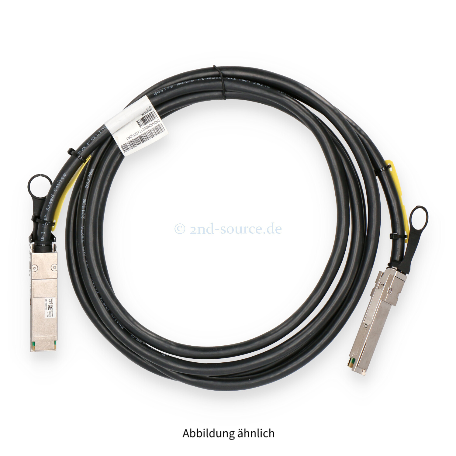 HPE X240 3.0m QSFP28 to QSFP28 100GbE DAC Direct Attach Copper Cable JL272A JL272-61001