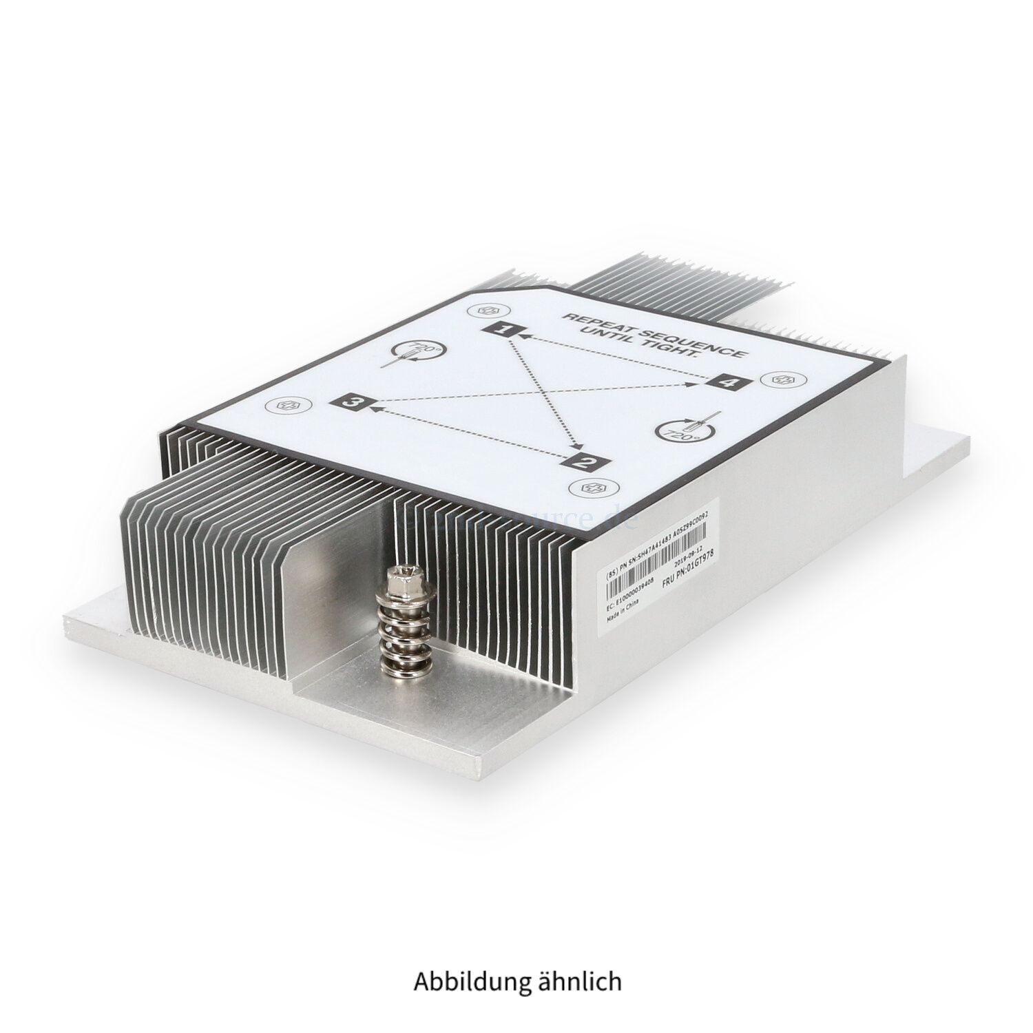 Lenovo 1U Heatsink < 80W SR250 01GT978 SH47A41483