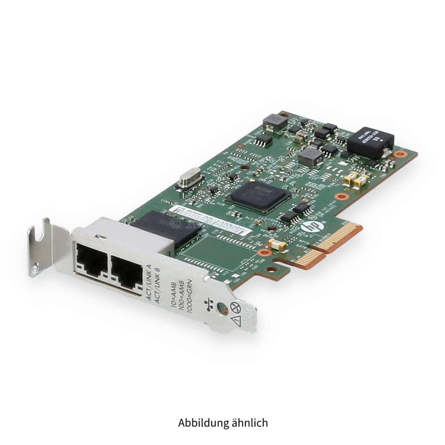 HPE 361T 2x RJ-45 1GbE PCIe Server Ethernet Adapter Low Profile 652497-B21 656241-001