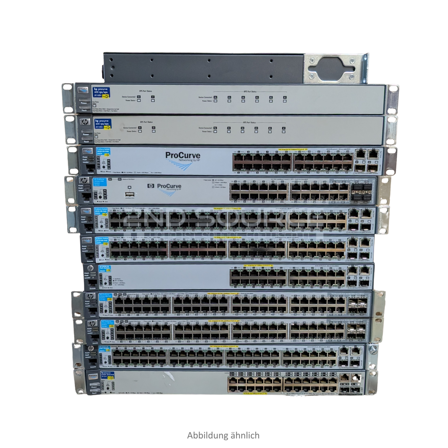 HPE Switch Palettenbundle 1x J9443A 2x J9089A 2x J9148A 1x J9627A 1x J9087A 1x J9625A 2x J8168A 1x J8164A 1x J9145A