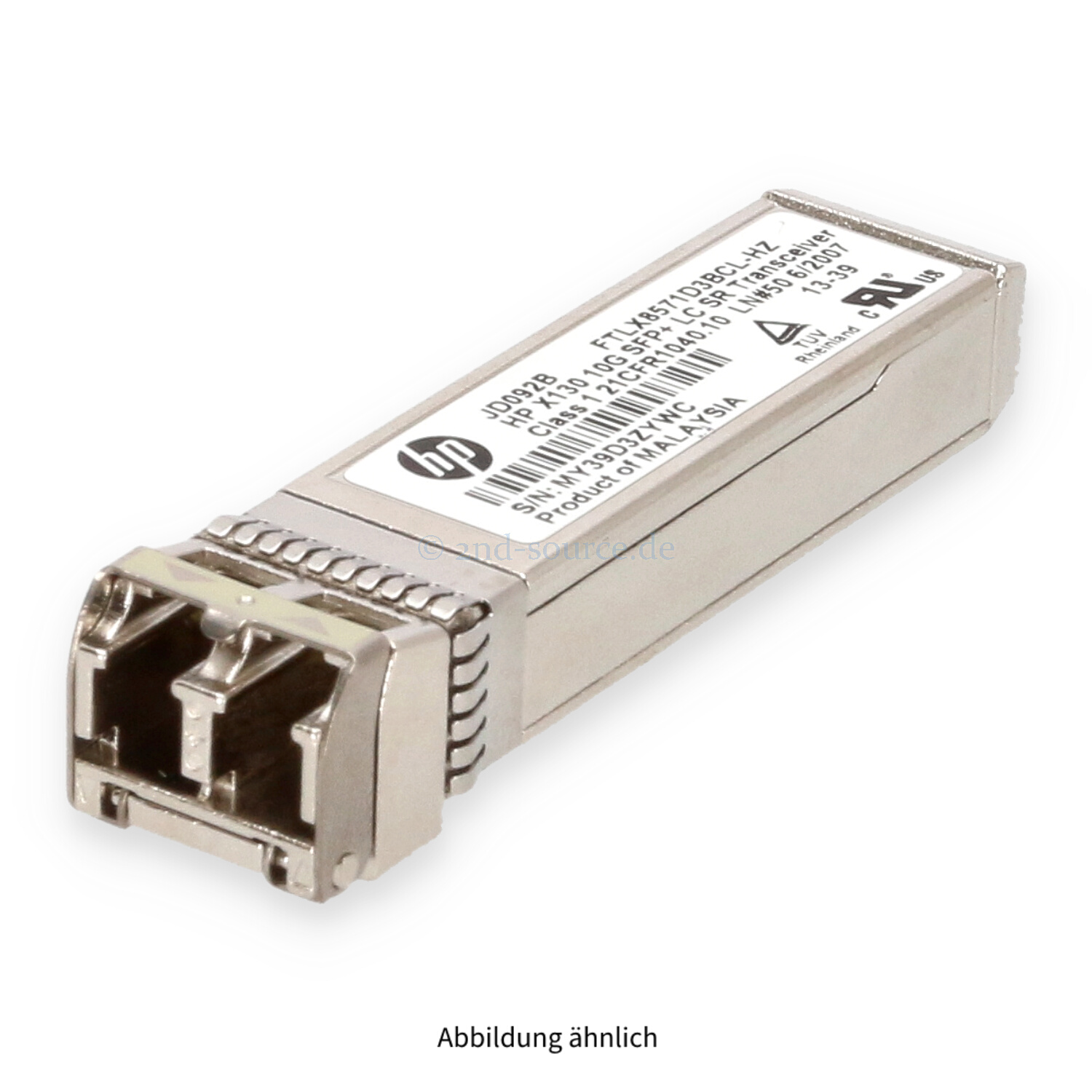 HPE Networking X130 10GbE SFP+ ShortWave Transceiver Module JD092B JD092-61201