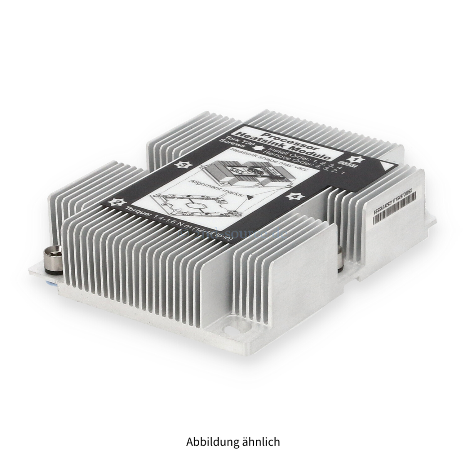Lenovo 1U Standard Heatsink SR530 SR570 SR630 01KP656