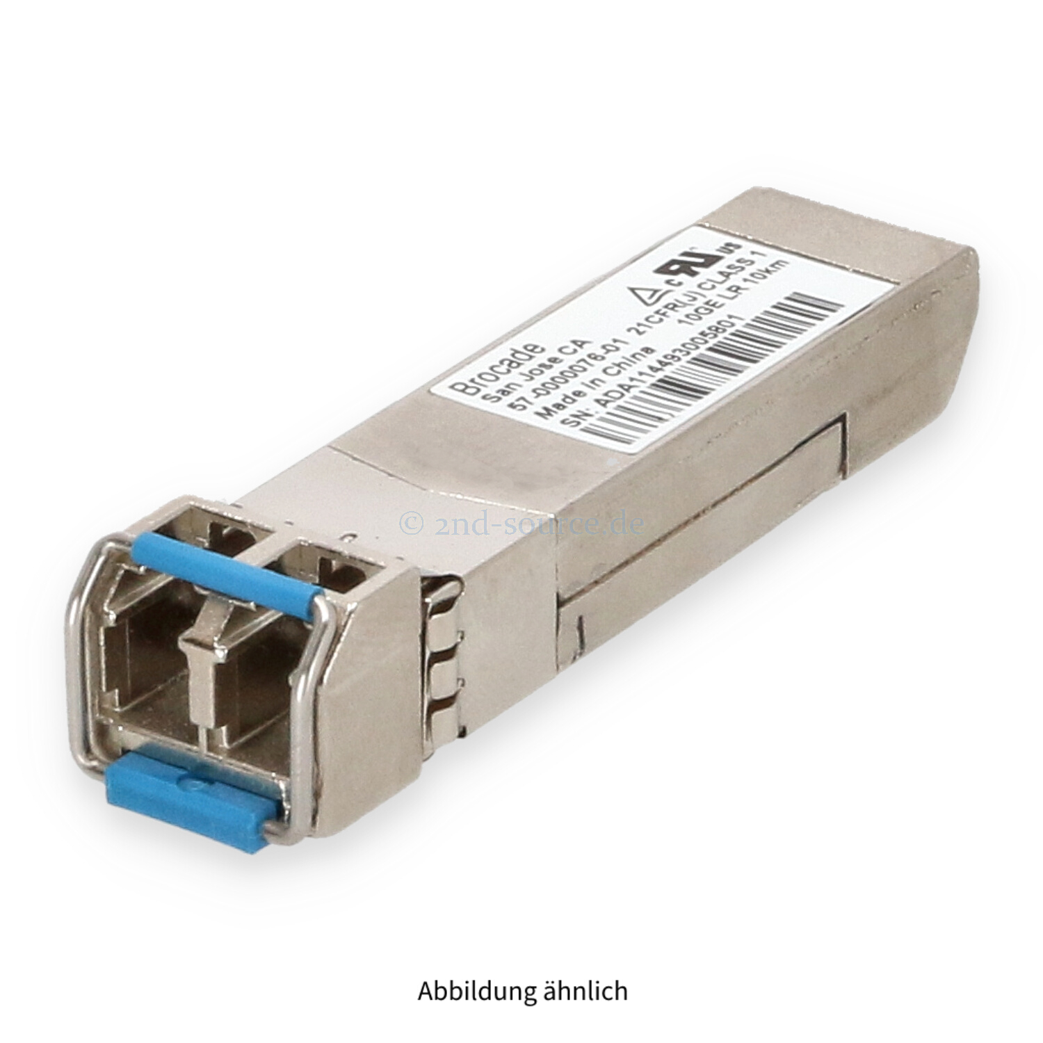 Brocade 10GbE SFP+ 1310nm Long Wave Transceiver Module 57-0000076-01