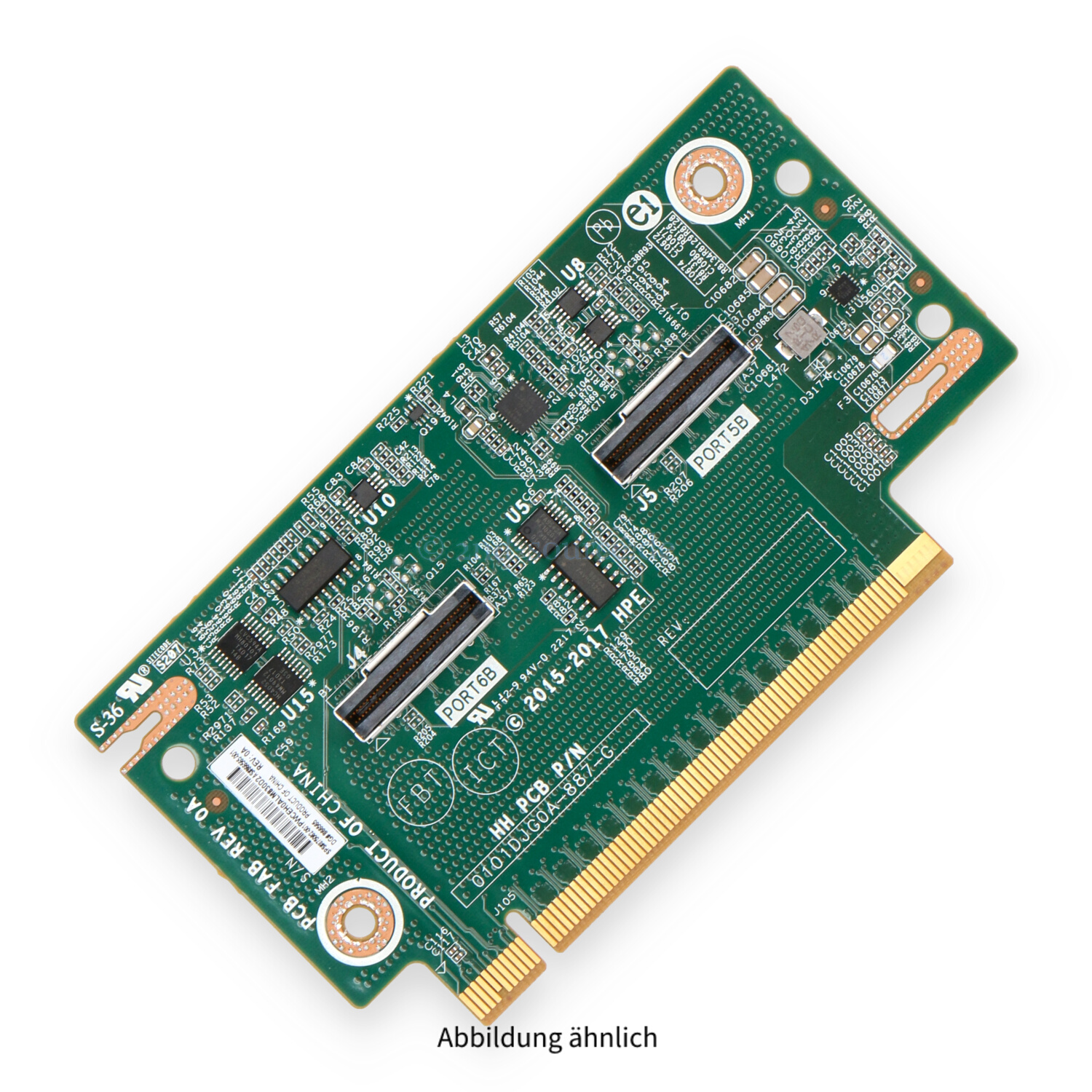 HPE 2-port Slim SAS Riser Board DL380 DL385 DL560 G10 867808-B21 875062-001 866565-001