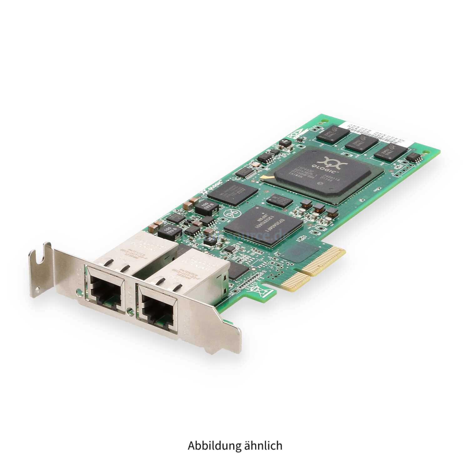 Dell QLogic QLE4062C 2x RJ-45 1GbE PCIe x4 Server iSCSI Adapter Low Profile C9C50 0C9C50